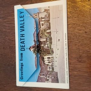 Vintage (Unused)Death Valley National Monument -14 Scenic Views Foldout Booklet